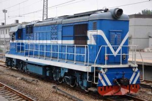 China Railways Dongfeng DF8 Diesel Locomotive in Beijing